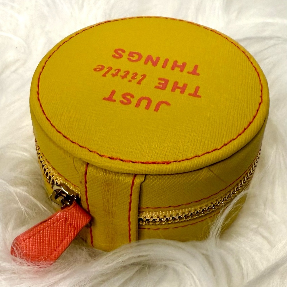 Anthropologie Ondine Catchall Pouch - Mustard Yellow - Picture 7 of 15